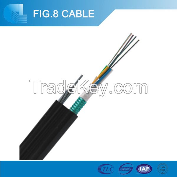 Outdoor Aerial G652D Figure 8 Self-support 24 Core Optical Fiber Cable