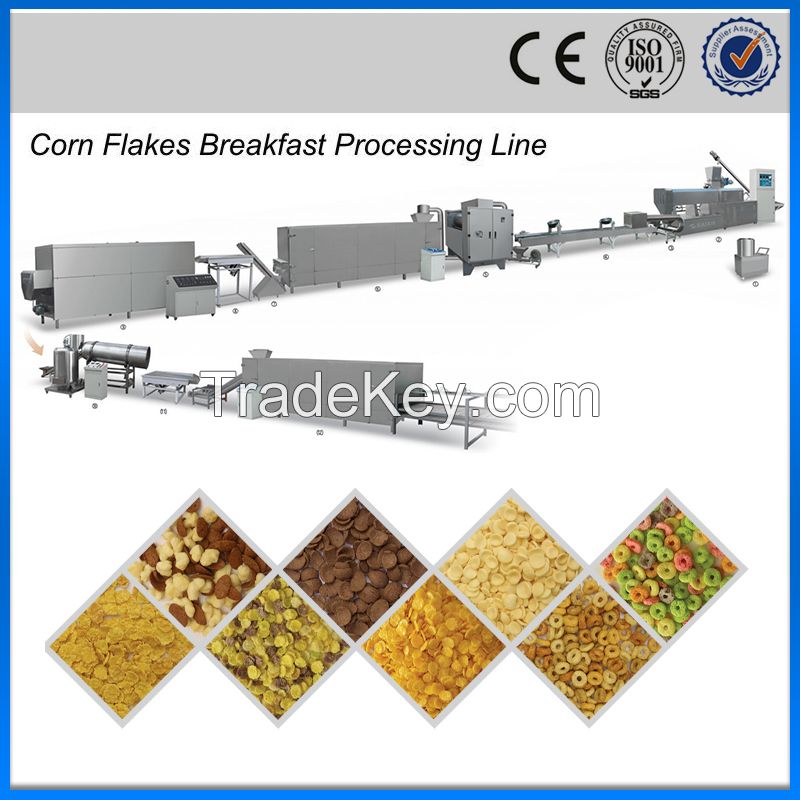 High efficiency fully automatic corn flakes machine