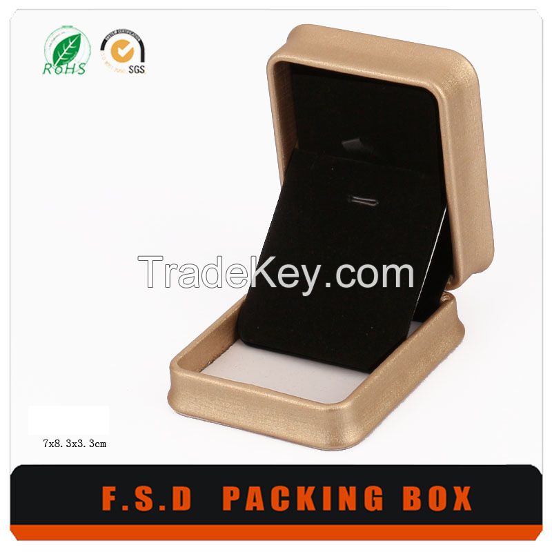 Luxury Golden Leather Gift Box For Jewellery