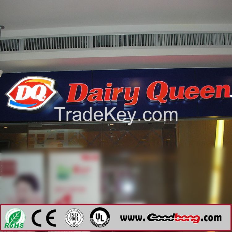 Advertising Square Silk screen LED Illuminated Sign Light Box