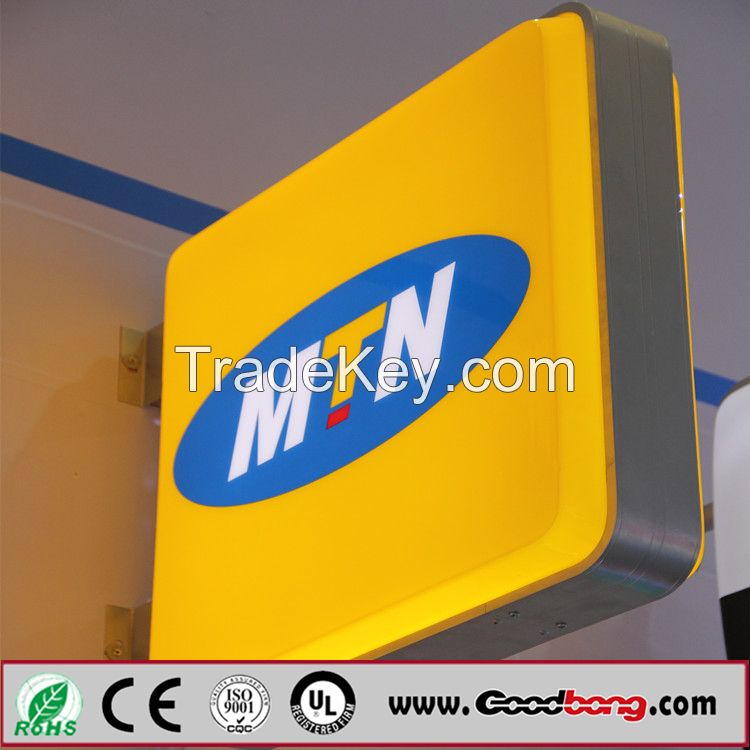 Waterproof Advertising aluminium frame acrylic light box