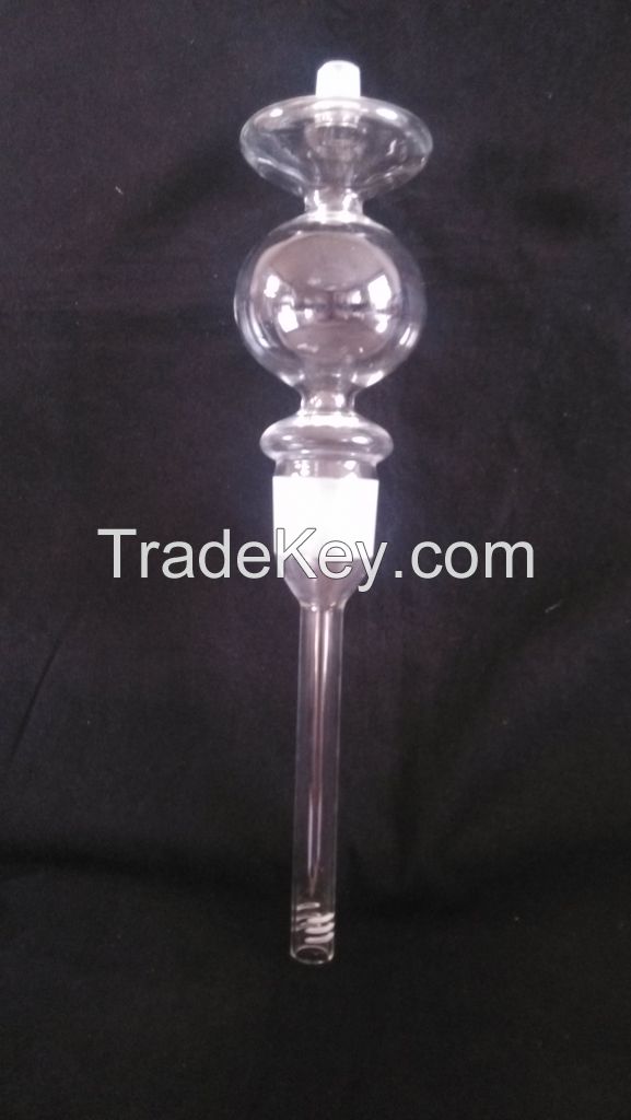 clear glass shisha of Arabic hookah with  polystyrol box