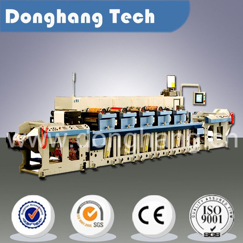 High speed narrow web flexo printing machine