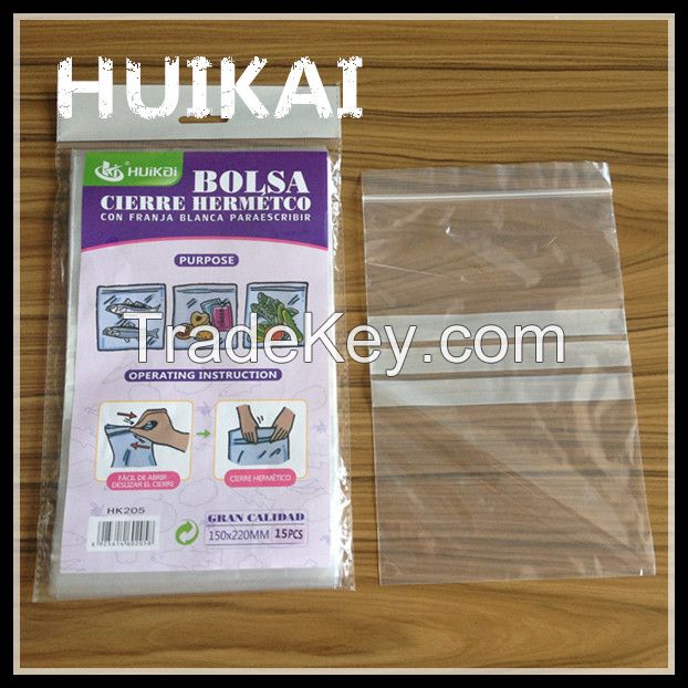 small waterproof plastic bag custom plastic bag printed zip lock plastic bag