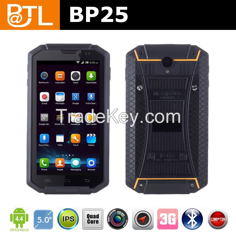 android dual sim quad core 5'' Cruiser BP25 ip67 PTT reggued phone