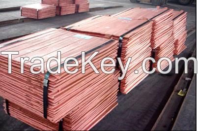 high grade 99.99% Electrolytic Copper Cathodes