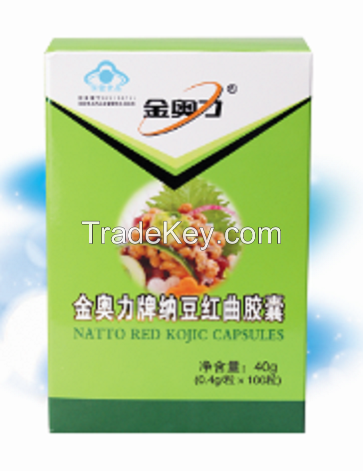 Jinaoli Natto and Red Kojic Capsules