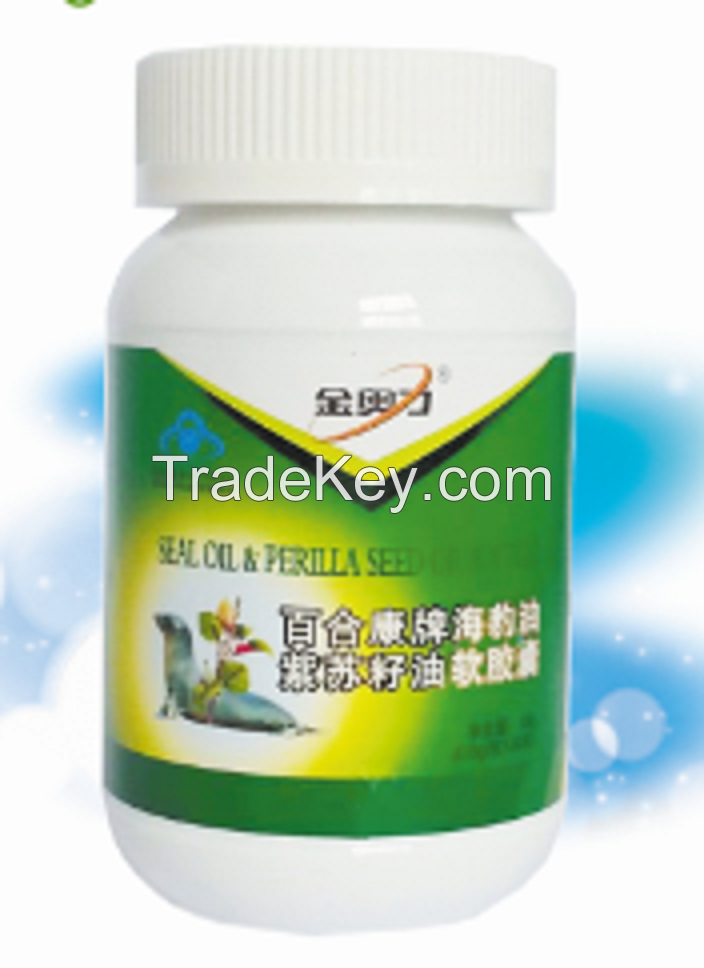 Jinaoli  Seal Oil &amp; Perilla Seed Oil  Softgels