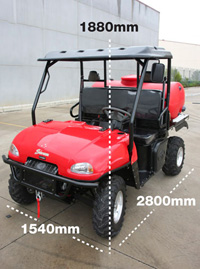 gasoline utility vehicle 800cc 4x4 automatic cvt