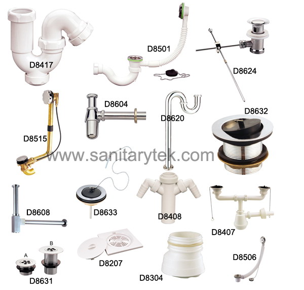 plastic drainer,basin drainer,glass basin,bathtub waste,toilet tube