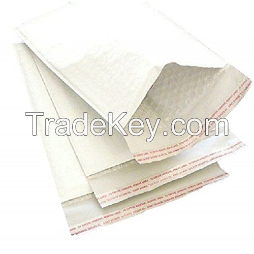 White  craft bubble envelopes