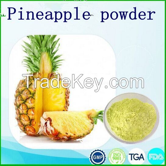 Pure 100% Natural Spray Dried Pineapple Juice Powder,Pineapple Powder,Pineapple Juice Concentrate for beverage and food additive