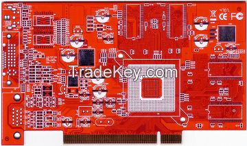 6 layers ENIG PCB with 0.2mm BGA