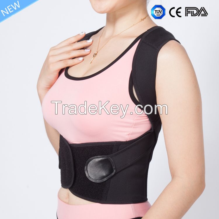 orthopedic shoulder back brace lumbar traction belt / back pain relief posture corrector