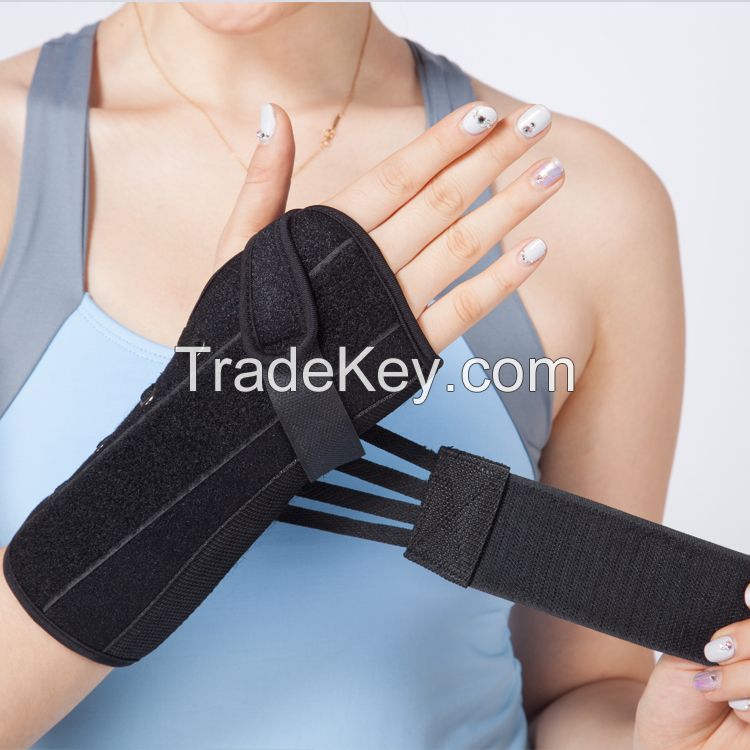 lace up wrist wraps aluminum bars padded wrist fracture splint wrist support brace