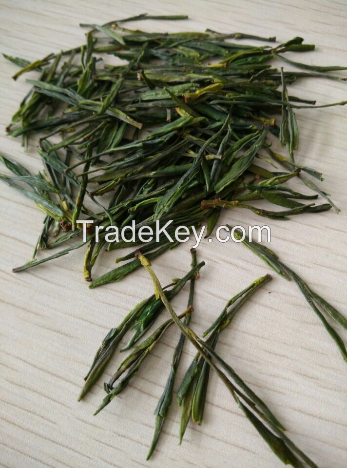 Guangyuan authentic flat Green organic anti radiation tea, 2015 tea,