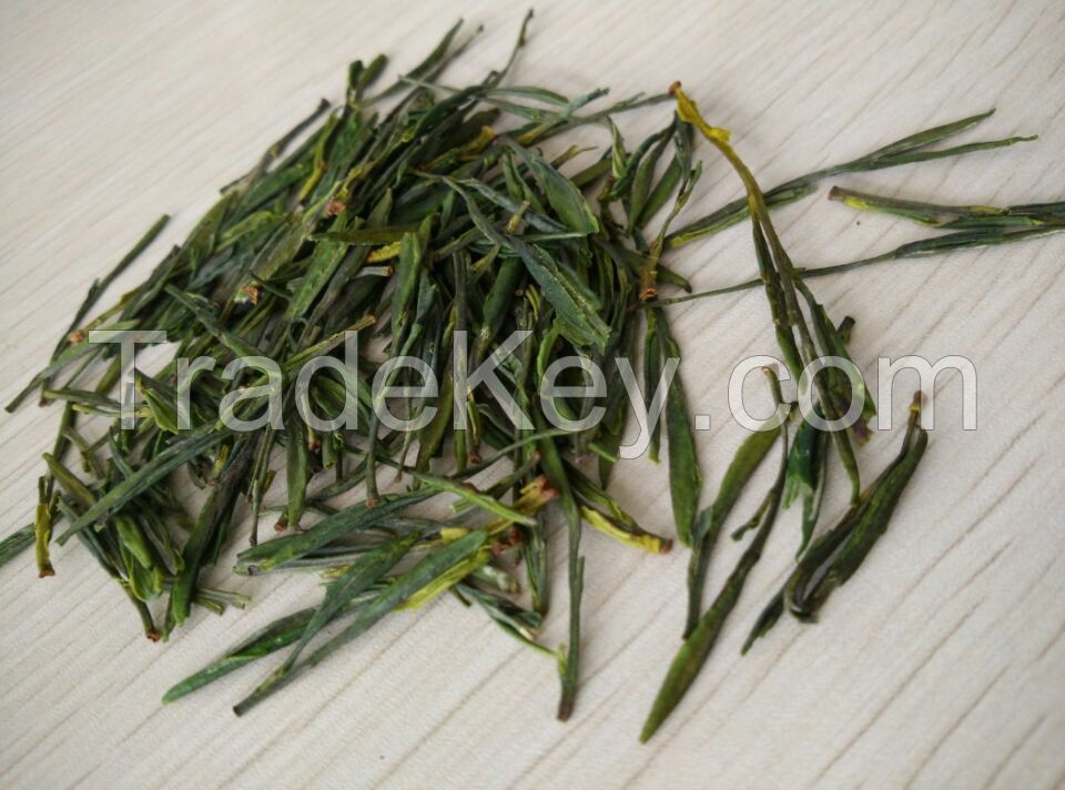 Guangyuan authentic flat Green organic anti radiation tea, 2015 tea,