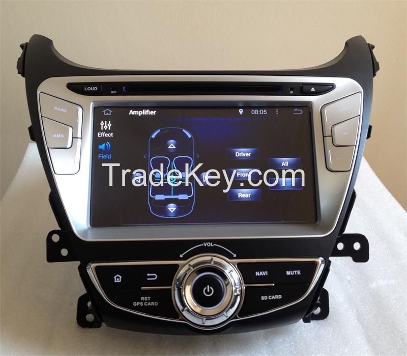 Android 4.44 Quad Core Hyundai Elantra 2014 Car DVD GPS Navigation