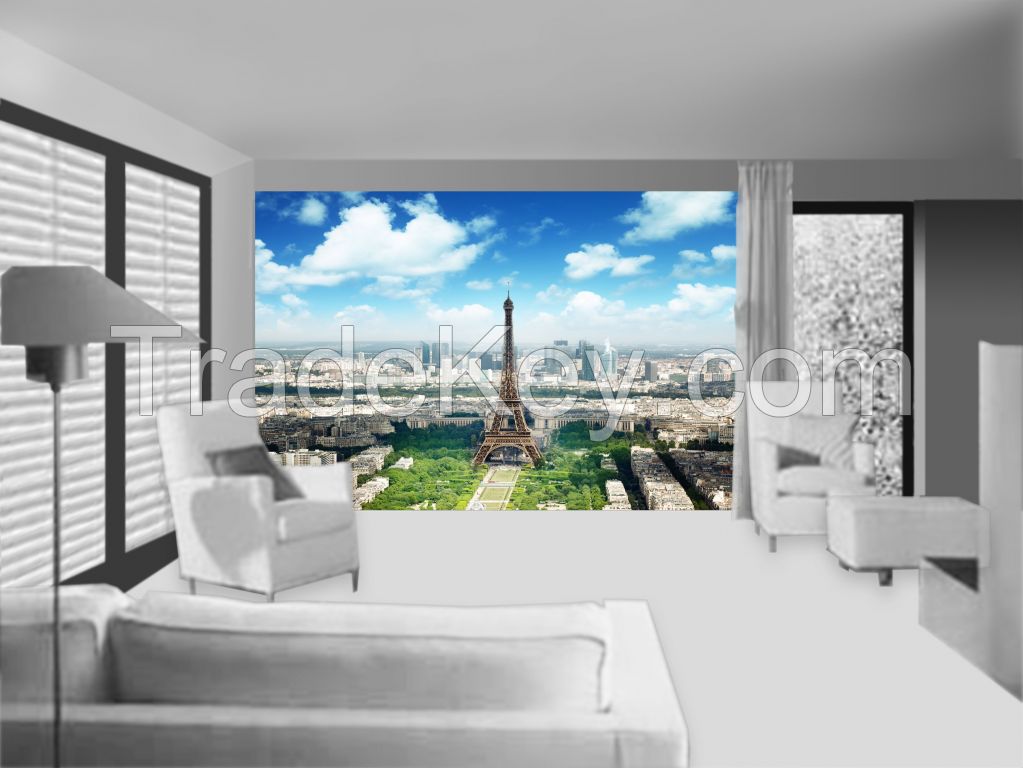 Wall Mural: Eiffel Tower, Self-adhesive, 272 cm X 198 cm