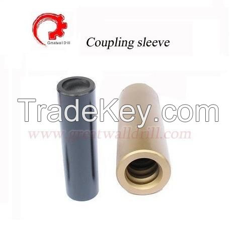 Coupling sleeve for drilling bit, thread bit