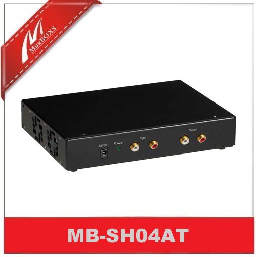 4-CH Stereo Audio Transmitter Distributor Over Cat5e/6