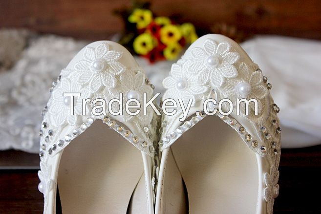 lace wedding shoes