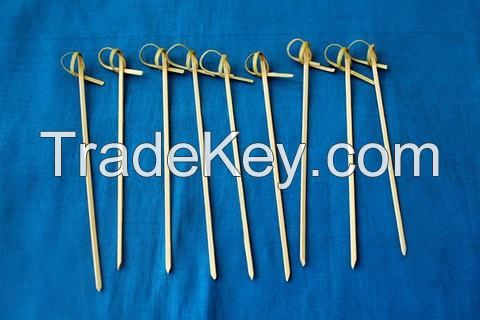 Bamboo Flower Knotted Skewer