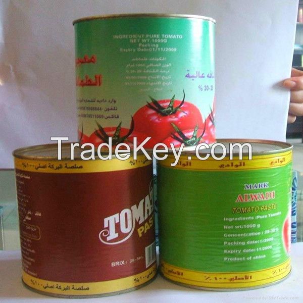 cold break tomato sauce fatory brix28-30%