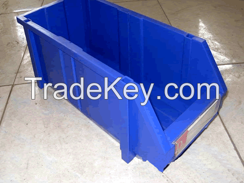 plastic spare parts bin