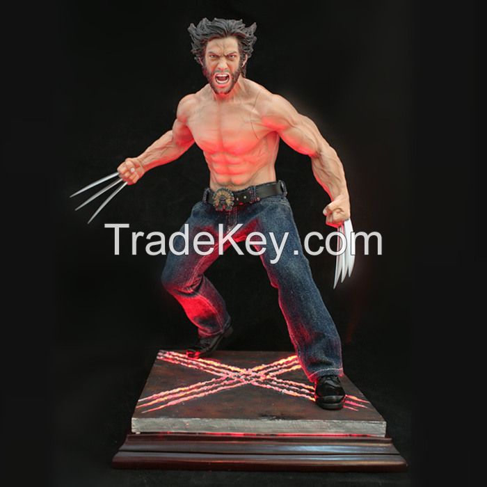 American hot  movie characters x-men origins  wolverine resin crafts