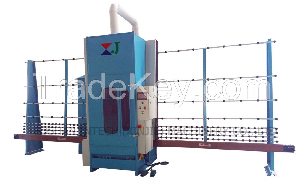 Glass automatic sandblasting machine