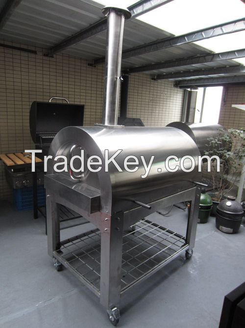 Full stainless steel wood fired Pizza oven P-006B