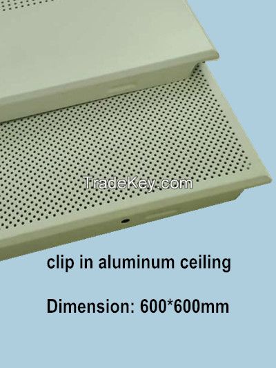 Cheap price of Interior acoustic perforated Aluminum roof ceiling panels