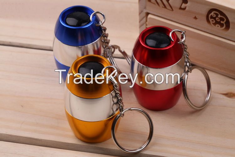 egg shape LED keychain