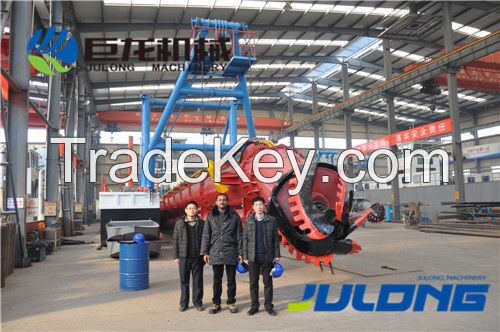 Julong 5000m3/hr cutter suction sand dredger ship in stock for sale 