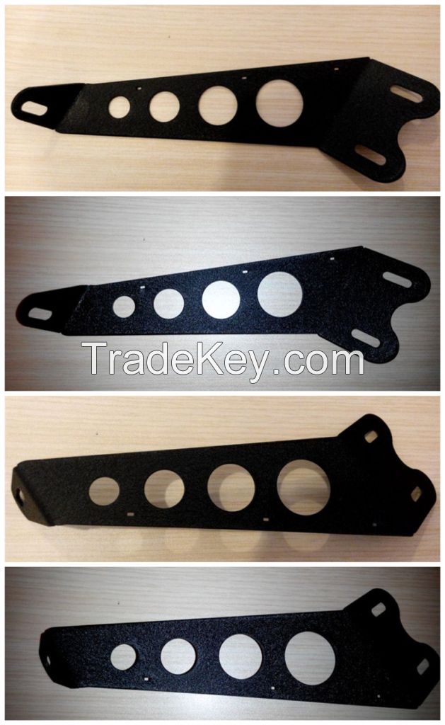 2007, 2008, 2009, 2010, 2011, 2012, and 2013 Jeep Wrangler JK , LED or HID work light bar mounting bracket,TR-B03