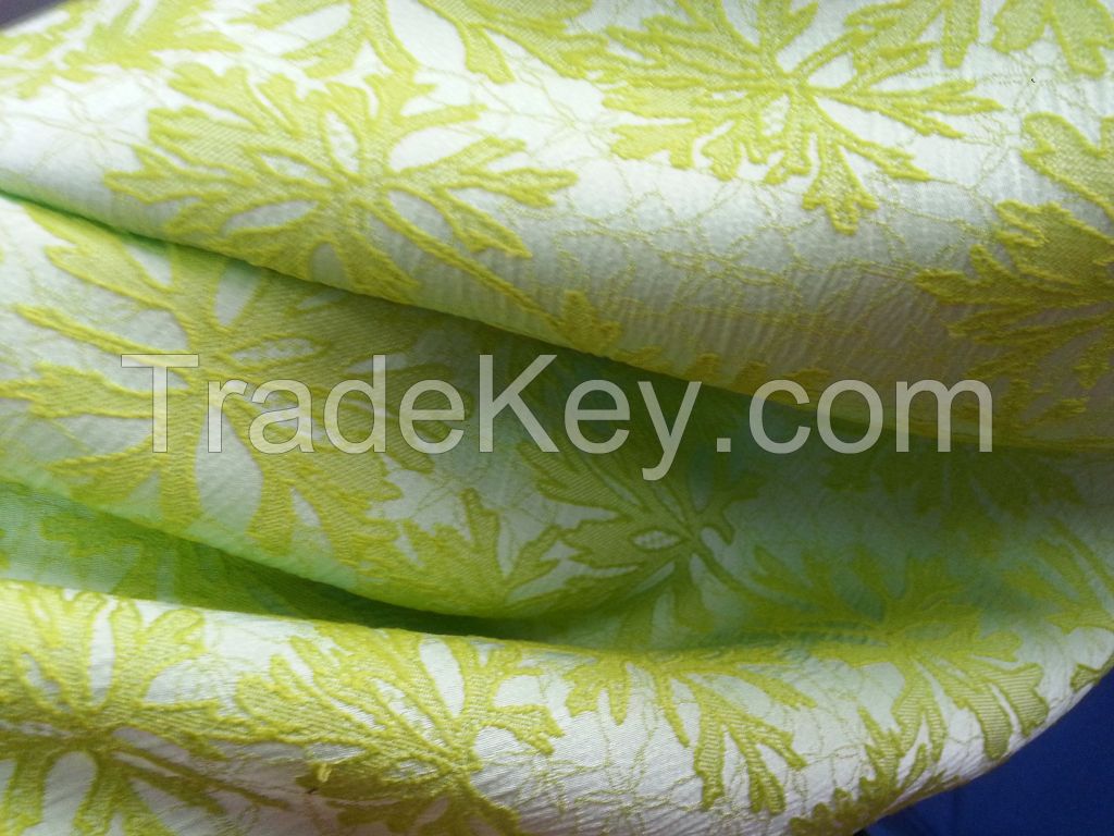 Polyester jacquard fabric for women's dress