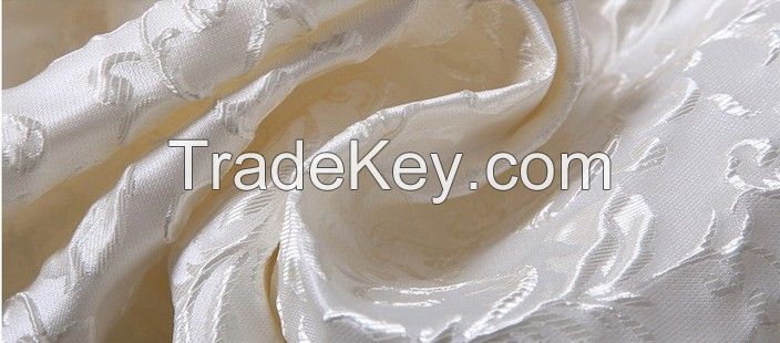 Embroidered jacquard fabric for dress