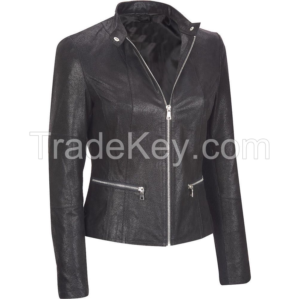 Biker jacket for women girls teens Ladies jacket hot design lamb jacket 