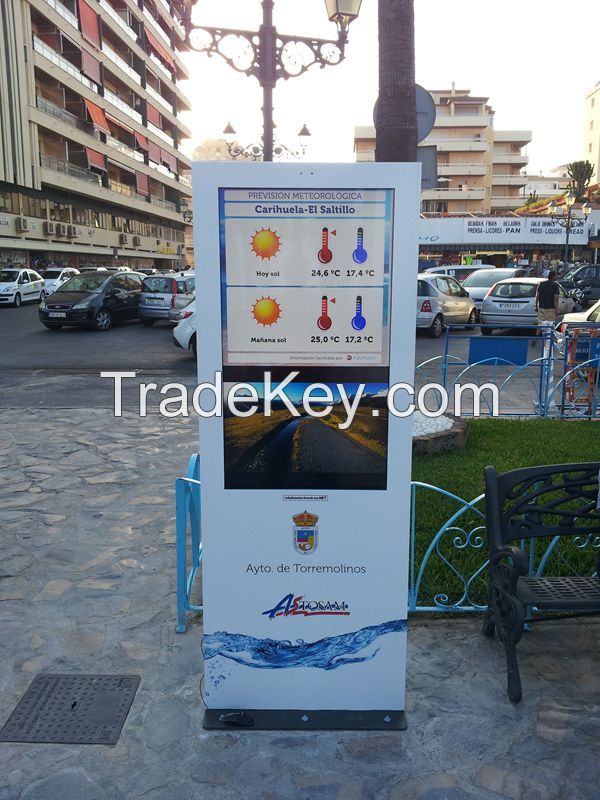 ip65 sun readable Infrared kiosk touch screen