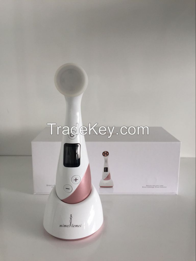 Portable breast care machine with breast detector EMS face lifting beauty machine