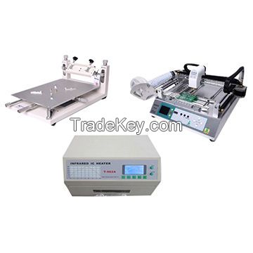 SMT Production Line, Equipped with PnP Machine/Reflow Oven/Stencil Printer