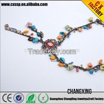 2015 Top selling beautiful artificial elegant necklace