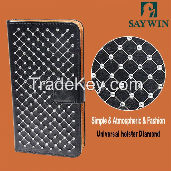 Saywin seperatable leather flip phone case