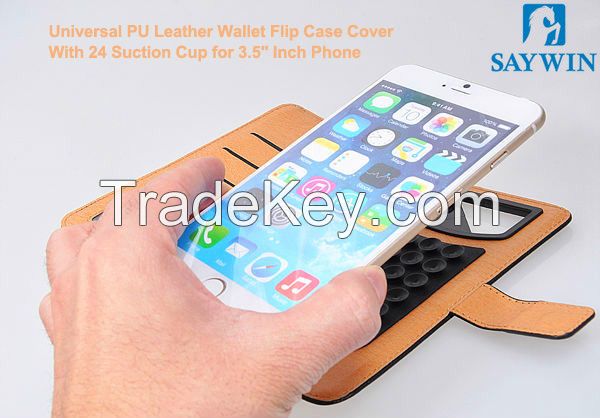 Saywin seperatable leather flip phone case