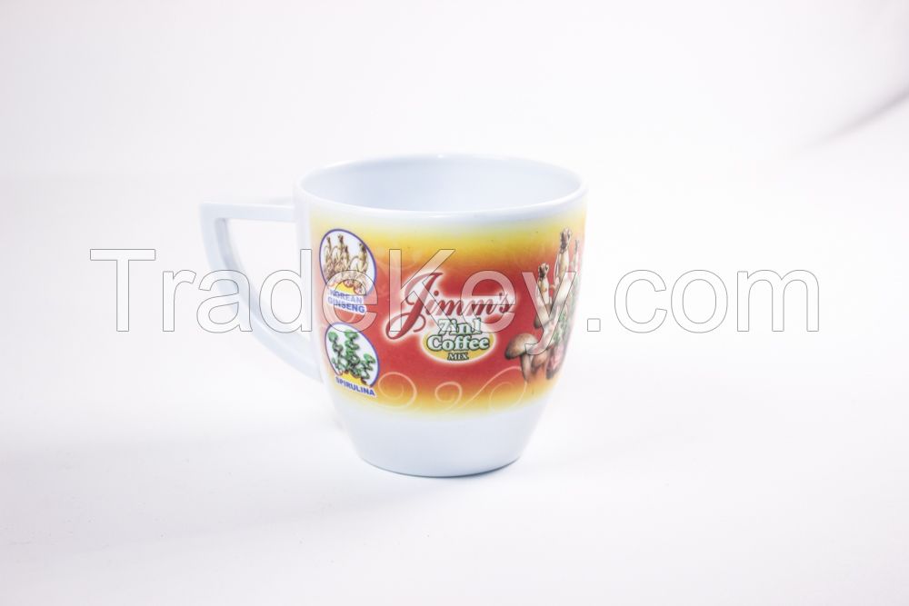 Melamine cup with handle