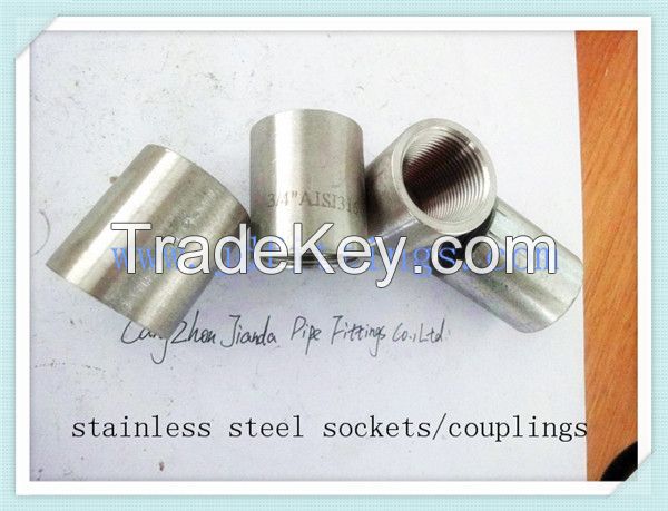 ASME B1.20.1/ NPT stainless steel forged socket welded pipe fittings