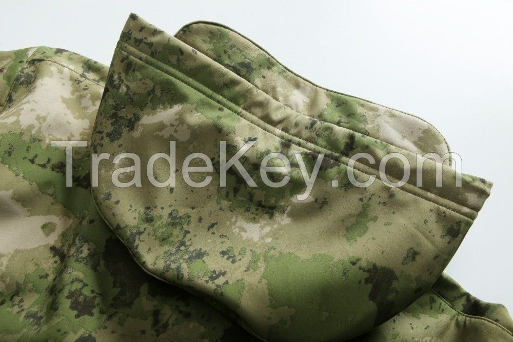 Camouflage Active Softshell Woodland Jacket