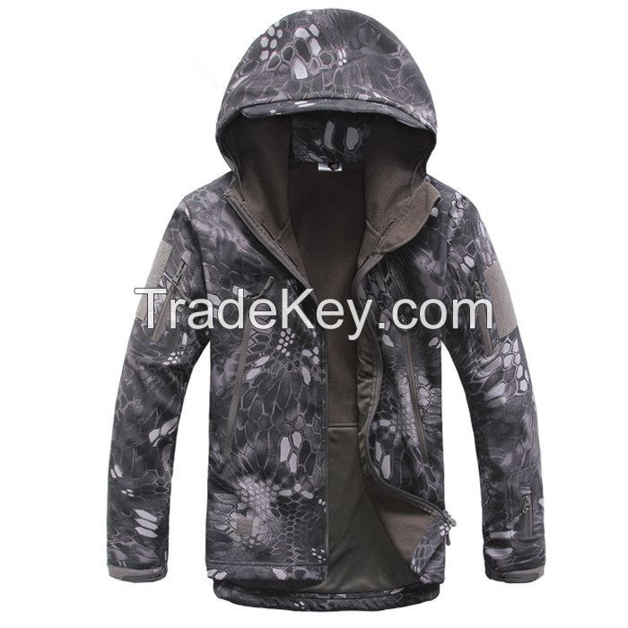 Camouflage Active Softshell Woodland Jacket