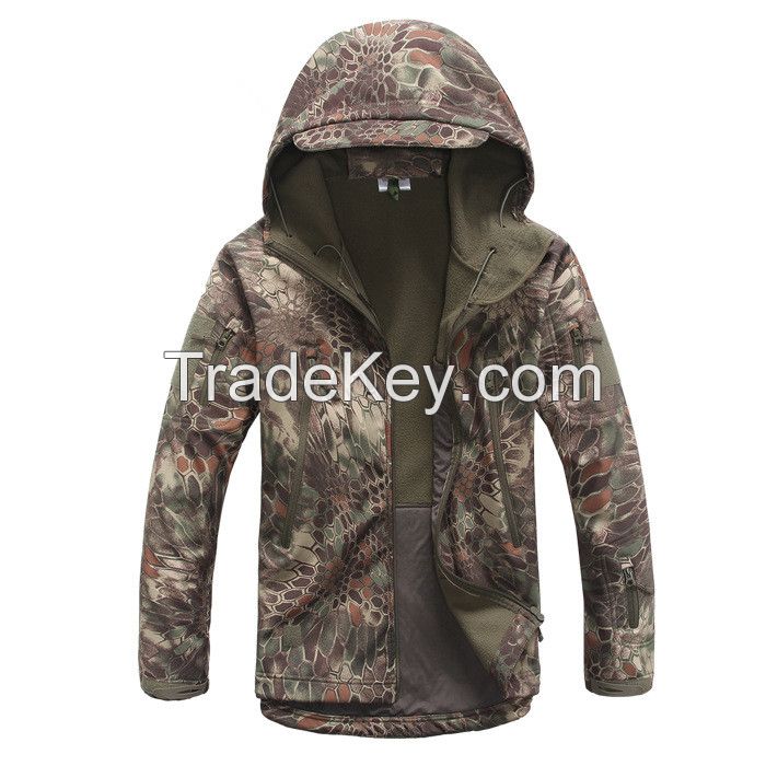 Camouflage Active Softshell Woodland Jacket